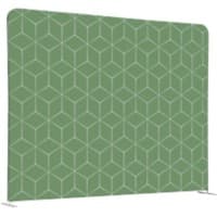 SHOWDOWN EU Room Divider Aluminium Green 1,500 x 1,500 x 450 mm