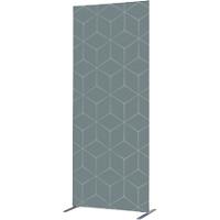 SHOWDOWN Deco Room Divider Aluminium Grey 870 x 450 x 2,020 mm