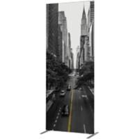 SHOWDOWN Deco Room Divider Aluminium Black 870 x 450 x 2,020 mm