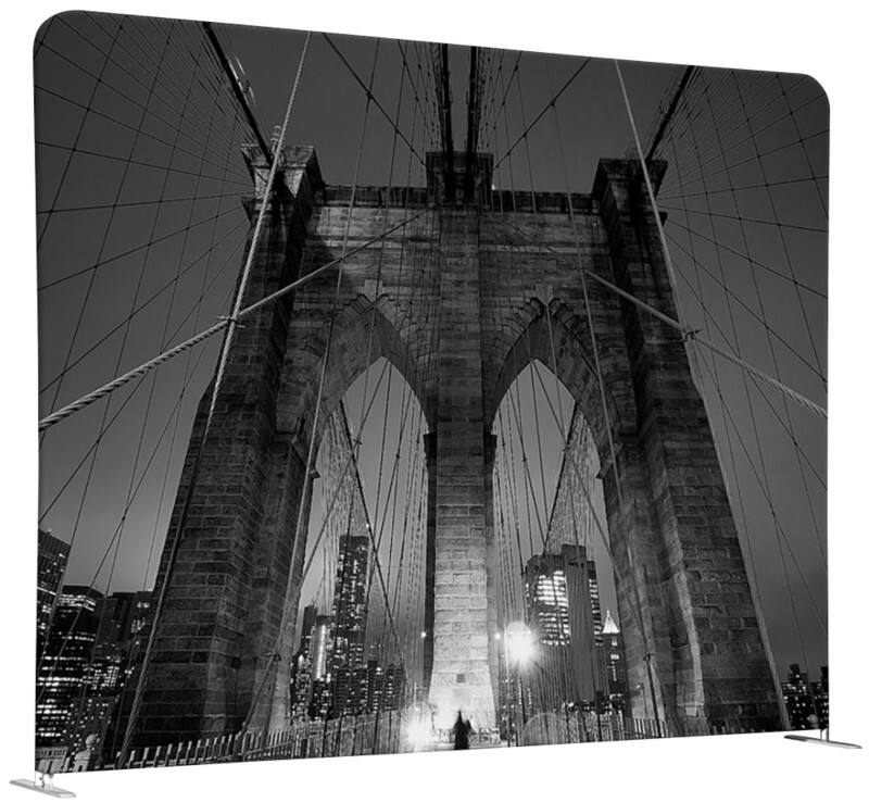 SHOWDOWN EU Room Divider Aluminium Silver 1,500 x 1,500 x 450 mm