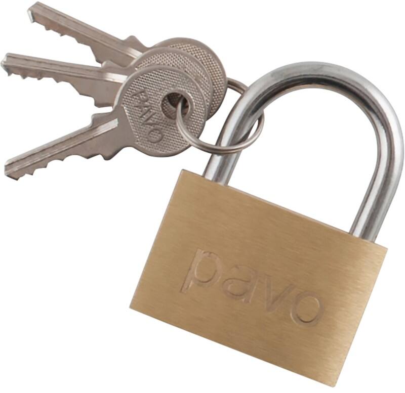 Pavo Key lock Padlock 8037292 Metal 40 mm