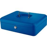 Pavo Money Manager Cash Box Key lock 300 x 250 x 88 mm Blue