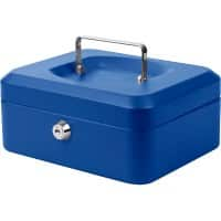 Pavo Cash Box Key lock 200 x 168 x 93 mm Blue