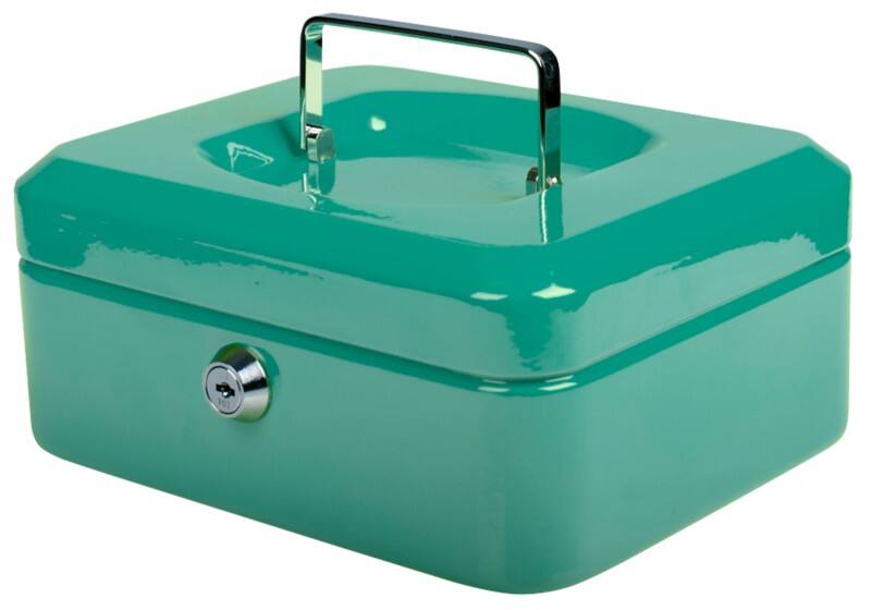 Pavo Cash Box Key lock 206 x 168 x 97 mm Green