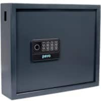 Pavo Magnettag Key Cabinet 20 Hooks Fingerprint lock 8015641 Dark Grey