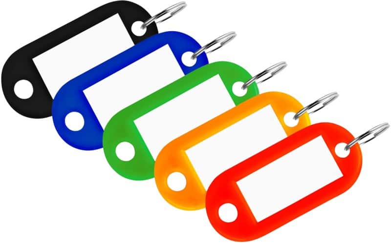 Pavo Key Tag Assorted Pack of 20