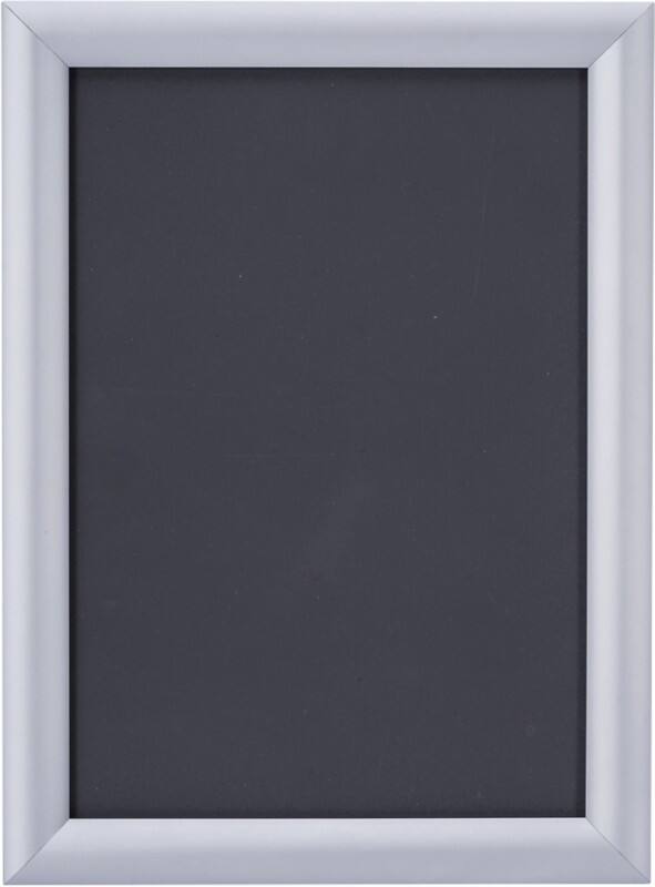 A5 Snap Frame Silver Aluminium 17FOM25A5S 17.5 (W) x 1.3 (D) x 23.7 (H) cm 25A5S