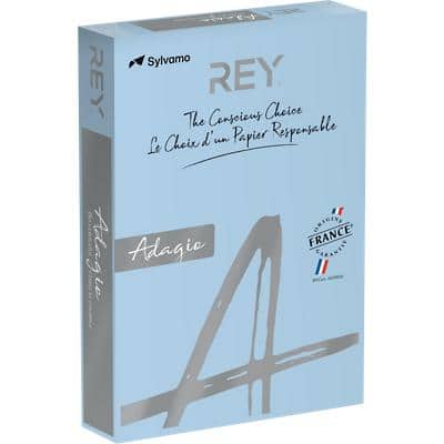 Rey Adagio A4 Coloured Paper Pastel Blue 160 gsm 250 Sheets