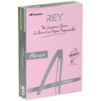 Rey Adagio A4 Coloured Paper Assorted 160 gsm 5 x 50 Sheets