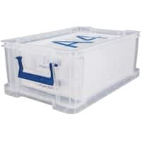 Bankers Box Prostore Storage Box 10 L Transparent 39.5 x 25.5 x 15.5 cm Pack of 4