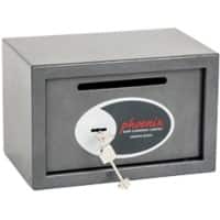 Phoenix Vela Home Deposit Safe Key lock 10 L Grey