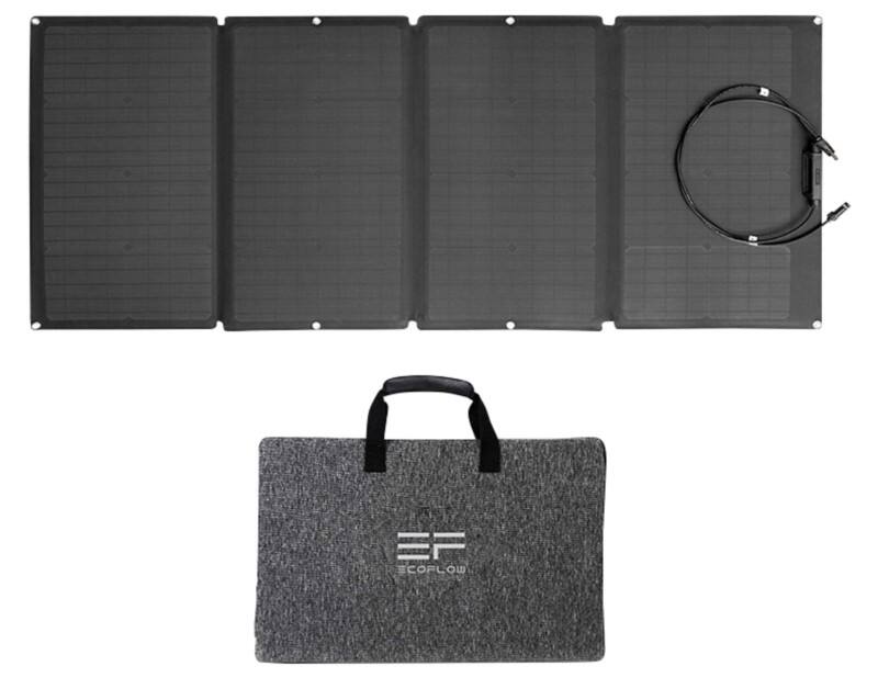 ECOFLOW Portable Solar Panel EFSOLAR160W Black 160 W