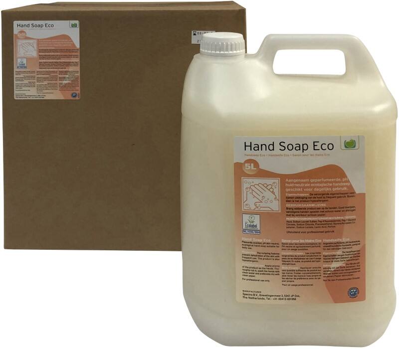 ALL CARE Eco Hand Soap Liquid Lightly Perfumed White 98935 2 Bottles of 5 L