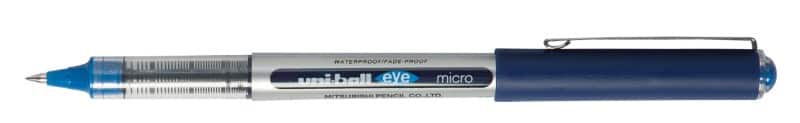 uni-ball Eye Micro UB-150 Non-retractable Rollerball Pen Blue 0.3 mm Fine Rollerball Non Refillable Pack of 12