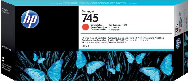 HP 745 Original Ink Cartridge F9K06A Chromatic Red