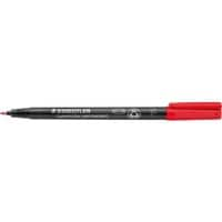 STAEDTLER OHP Marker Fine Round Red Pack of 10