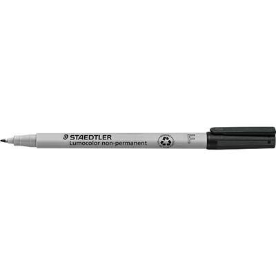 STAEDTLER Lumocolour 316 OHP Marker Fine Round Black Pack of 10