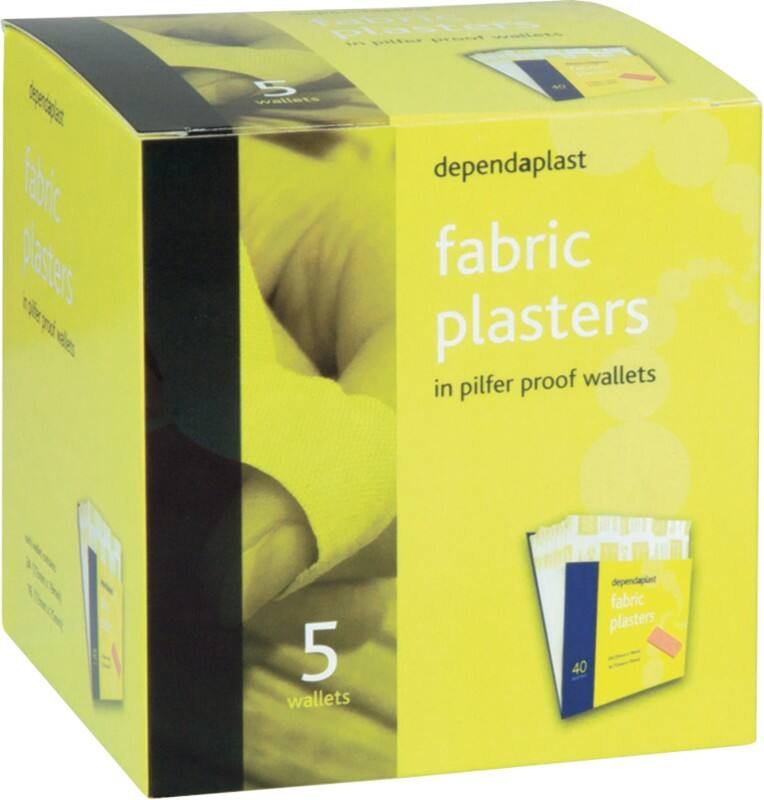 Plasters Fabric Pilfer Proof Dependaplast Box 5