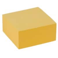 Office Depot Sticky Note Cube 76 x 76 mm Pastel Yellow 400 Sheets