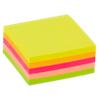Office Depot Sticky Note Cube 51 x 51 mm Assorted Neon 250 Sheets