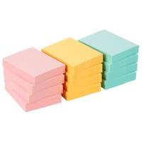 Office Depot Sticky Notes 38 x 51 mm Assorted 12 Pads of 100 Sheets