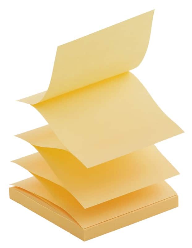 Viking Z-Notes 76 x 76 mm Yellow 6 Pads of 100 Sheets