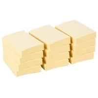 Office Depot Recyceld Sticky Notes 38 x 51 mm Pastel Yellow 12 Pads of 100 Sheets