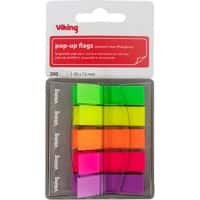 Office Depot Index Flags Pop Up 12 x 45 mm Assorted 40 x 5 Pack