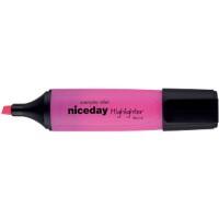 Niceday Highlighter HC1-5 Pink Pack 4