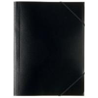 Office Depot 3 Flap Folder A4 Black Polypropylene 24.5 x 32 cm Pack of 5