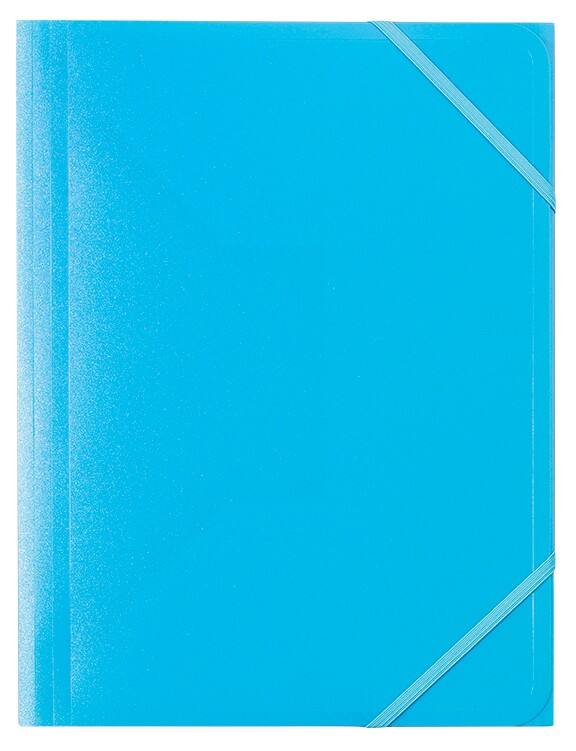 Viking 3 Flap Folder A4 Blue Polypropylene 24.5 x 32 cm Pack of 5