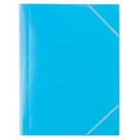 Viking 3 Flap Folder A4 Blue Polypropylene 24.5 x 32 cm Pack of 5