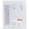 Office Depot Document Wallet A5 Press Stud PP (Polypropylene) Portrait 18.2 (W) x 22.2 (H) cm Transparent Pack of 5