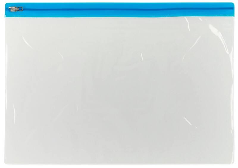 Viking Zip Lock Bags A4 Zip PP (Polypropylene) Landscape 29.7 (W) x 33.8 (D) x 24 (H) cm Blue Pack of 5