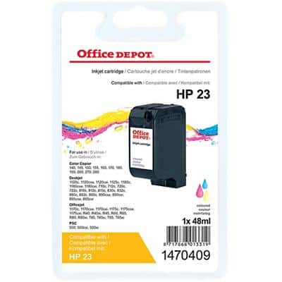 Office Depot Compatible HP 23 Ink Cartridge C1823D 3 Colours