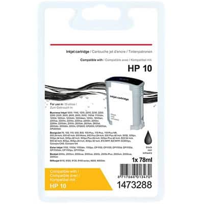 Office Depot 10 Compatible HP Ink Cartridge C4844A Black