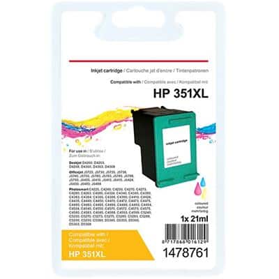 Office Depot Compatible HP 351XL Ink Cartridge CB338EE 3 Colours
