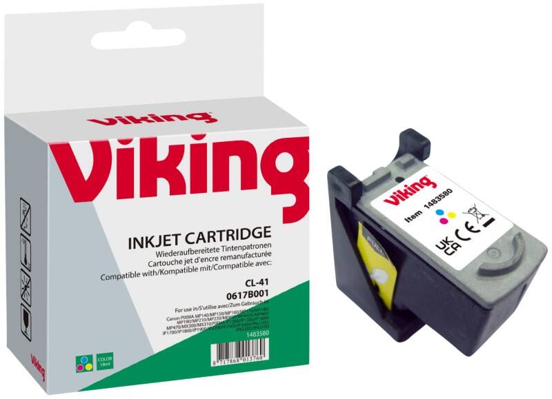 Viking CL-41 Compatible Canon Ink Cartridge Cyan, Magenta, Yellow