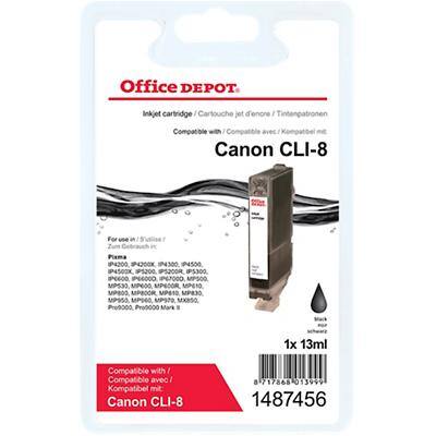 Office Depot Compatible Canon CLI-8BK Ink Cartridge Black