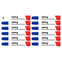 Viking WBM2.5 Whiteboard Marker Blue Medium Bullet Pack of 12 