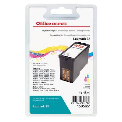 Office Depot Compatible Lexmark 35 Ink Cartridge Multicoloured