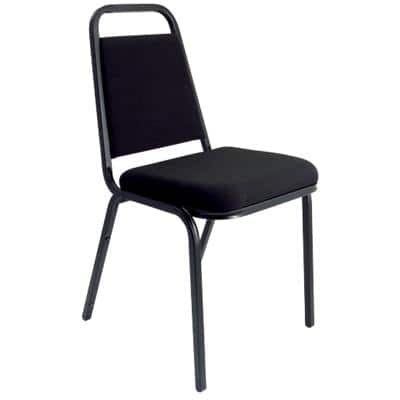 Dynamic Stacking Visitor Chair Black Pack of 4