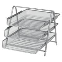 Viking Filing Shelves Silver Wire Mesh 29.5 x 35.5 x 26.5 cm