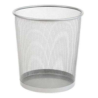 Viking Bin Silver 15 L Mesh, Metal 26 x 27 x 28 cm