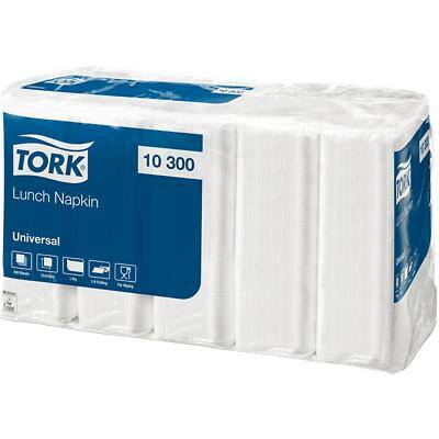 Tork Napkins Virgin Fiber N/A White 10 Pieces of 500 Sheets