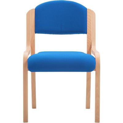 MDK Office Seating Visitor Chair Bentwood 2070/BE Fabric Blue