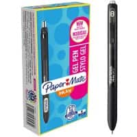 PaperMate Gel Pen Inkjoy Medium 0.7 mm Black Pack of 12