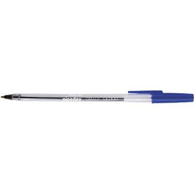 Niceday SBM1.0 Ballpoint Pen Blue Medium 0.4 mm Non Refillable Pack of 20
