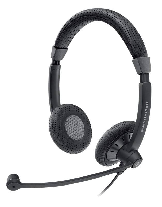 EPOS Impact 100 Series Wired Headset Over-the-head USB Noise Cancelling Microphone Stereo SC 75 USB MS Black