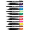 Foray Permanent Fine Tip Pen - Assorted (12/pk)